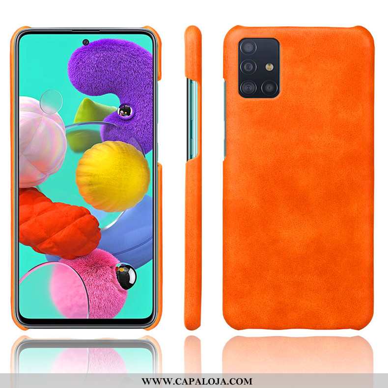 Capas Samsung Galaxy A71 Fosco Azul Escuro Cases Antiqueda, Capa Samsung Galaxy A71 Protetoras Barat