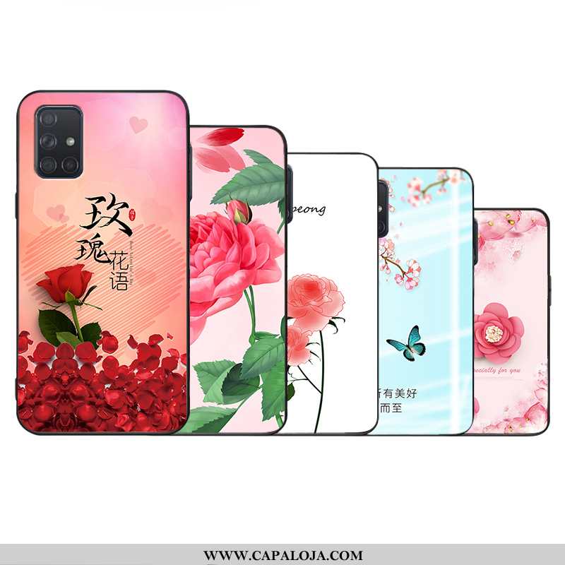 Capas Samsung Galaxy A71 Fosco Tendencia Antiqueda Feminino Rosa, Capa Samsung Galaxy A71 Personaliz