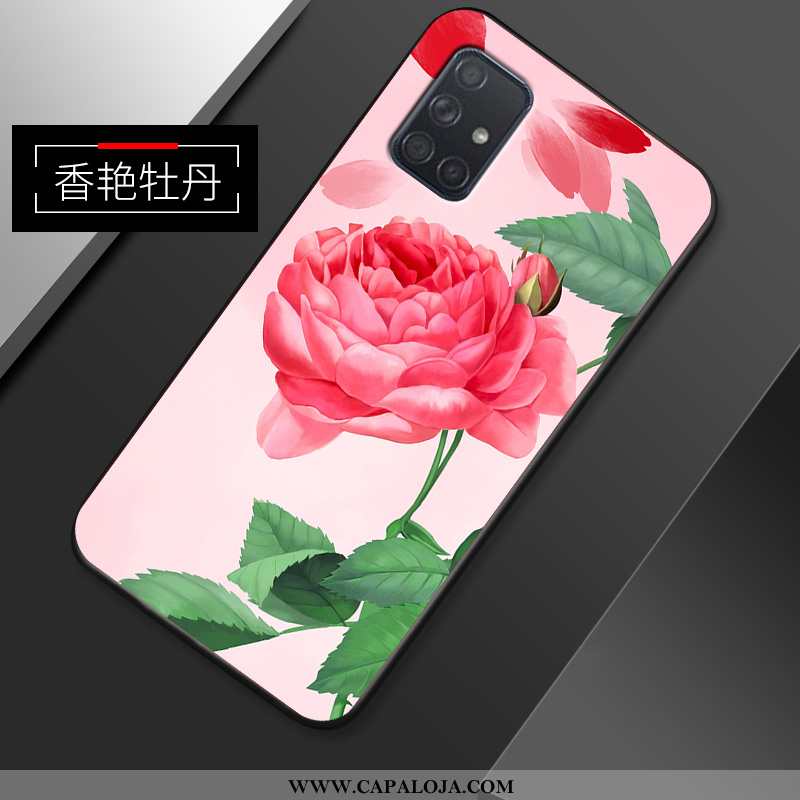 Capas Samsung Galaxy A71 Fosco Tendencia Antiqueda Feminino Rosa, Capa Samsung Galaxy A71 Personaliz