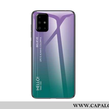 Capas Samsung Galaxy A71 Protetoras Completa Roxa Roxo, Capa Samsung Galaxy A71 Vidro Barato