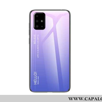 Capas Samsung Galaxy A71 Protetoras Completa Roxa Roxo, Capa Samsung Galaxy A71 Vidro Barato