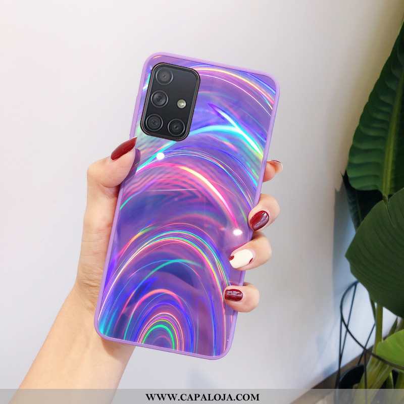 Capas Samsung Galaxy A71 Protetoras Novas Slim Feminino Azul, Capa Samsung Galaxy A71 Criativas Prom