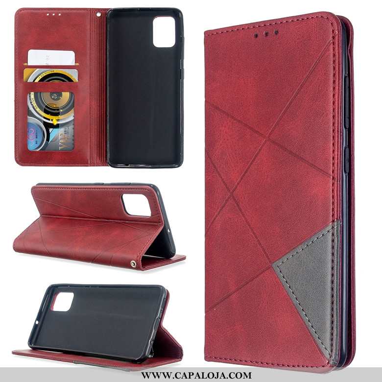 Capas Samsung Galaxy A71 Silicone Cases Quadriculada Vermelho, Capa Samsung Galaxy A71 Couro Venda