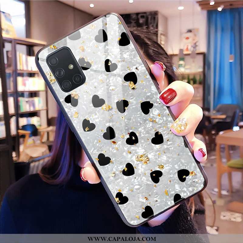 Capas Samsung Galaxy A71 Vidro Feminino Telemóvel Preto, Capa Samsung Galaxy A71 Tendencia Baratos