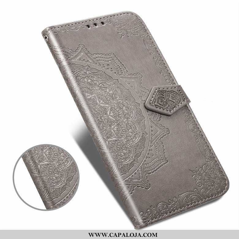 Capas Samsung Galaxy A80 Couro Antiqueda Telemóvel Cover Roxo, Capa Samsung Galaxy A80 Protetoras Ba