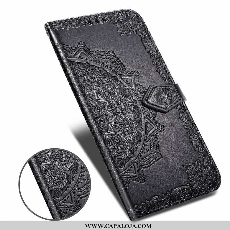 Capas Samsung Galaxy A80 Couro Antiqueda Telemóvel Cover Roxo, Capa Samsung Galaxy A80 Protetoras Ba