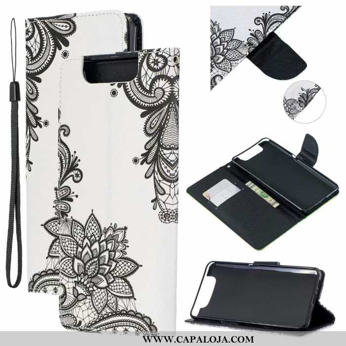 Capas Samsung Galaxy A80 Couro Antiqueda Telemóvel Feminino Azul, Capa Samsung Galaxy A80 Protetoras