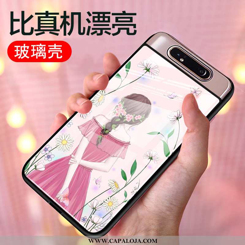 Capas Samsung Galaxy A80 Desenho Animado Estiloso Protetoras Rosa, Capa Samsung Galaxy A80 Fofas Bar