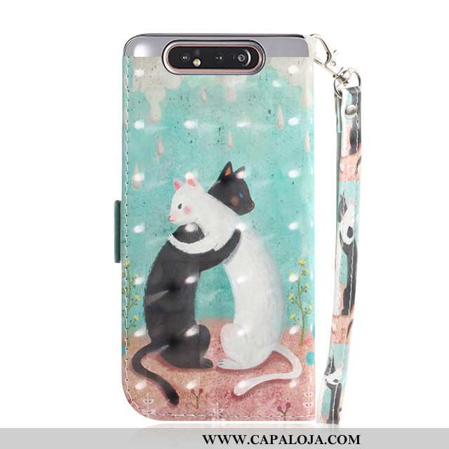 Capas Samsung Galaxy A80 Soft Cover Cases Verde, Capa Samsung Galaxy A80 Protetoras Venda