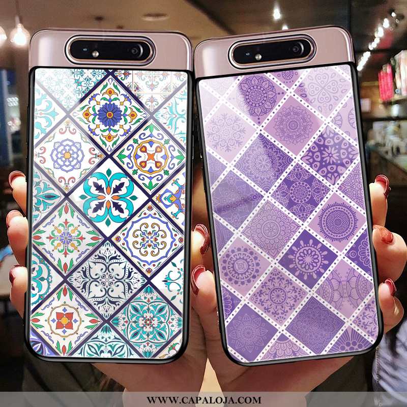 Capas Samsung Galaxy A80 Soft Telemóvel Feminino Roxo, Capa Samsung Galaxy A80 Protetoras Comprar