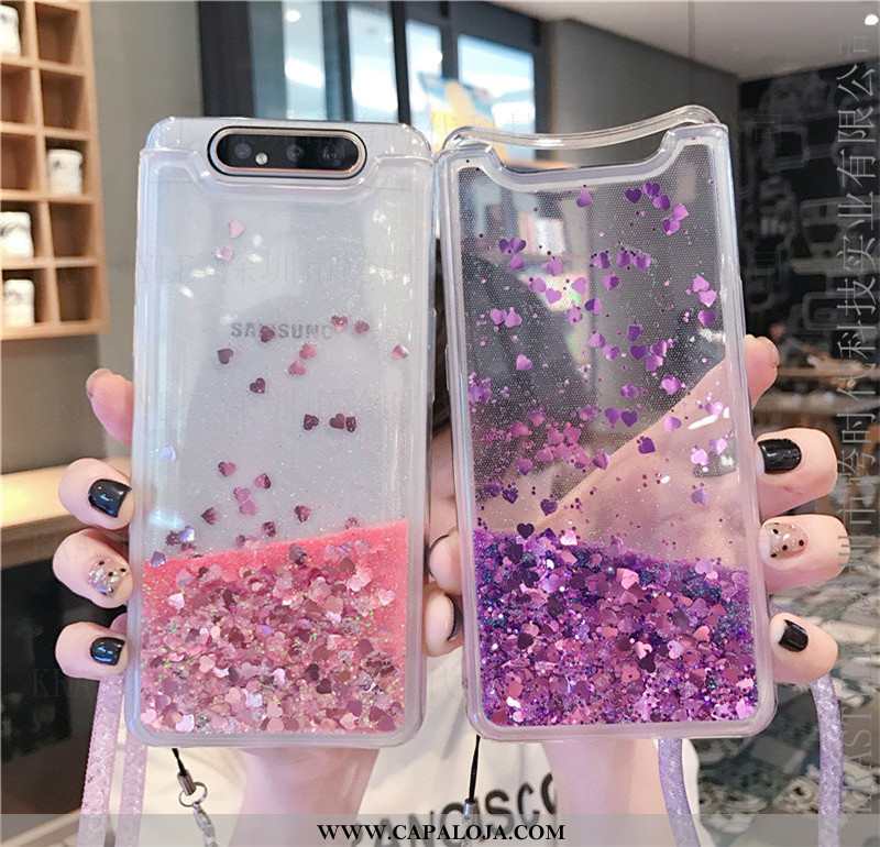 Capas Samsung Galaxy A80 Soft Vermelha Roxa Roxo, Capa Samsung Galaxy A80 Personalizada Baratos