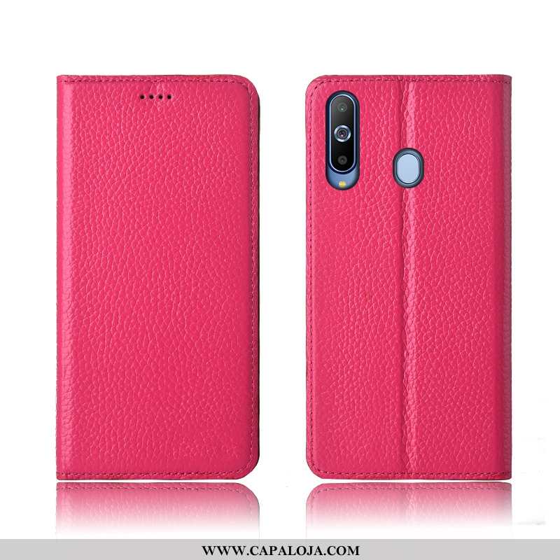 Capas Samsung Galaxy A8s Couro Silicone Legitimo Vermelha Antiqueda Rosa, Capa Samsung Galaxy A8s So