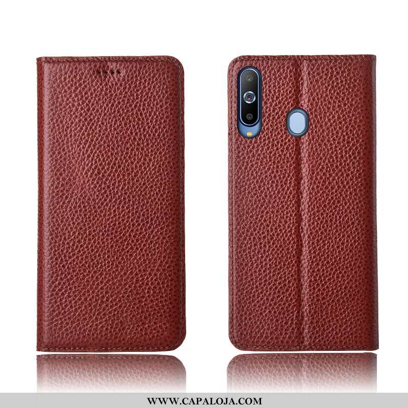 Capas Samsung Galaxy A8s Couro Silicone Legitimo Vermelha Antiqueda Rosa, Capa Samsung Galaxy A8s So