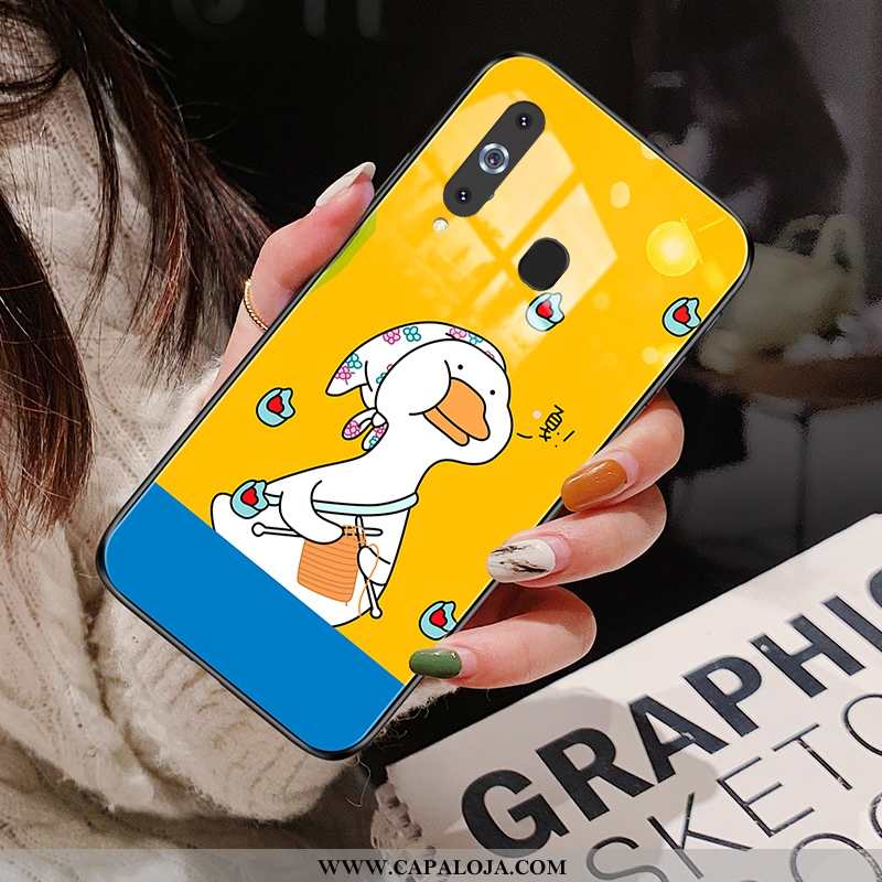 Capas Samsung Galaxy A8s Desenho Animado Feminino Vermelha Cases Vermelho, Capa Samsung Galaxy A8s F