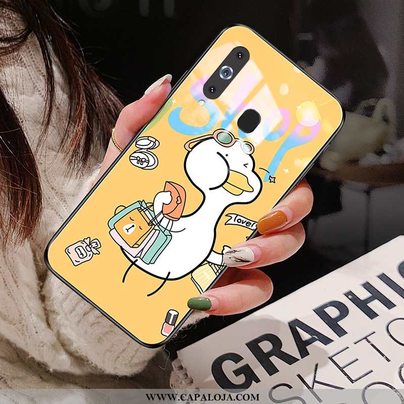 Capas Samsung Galaxy A8s Desenho Animado Feminino Vermelha Cases Vermelho, Capa Samsung Galaxy A8s F