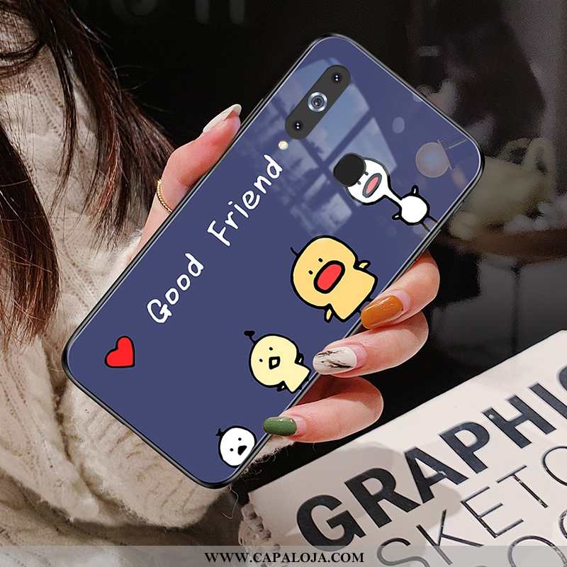 Capas Samsung Galaxy A8s Desenho Animado Feminino Vermelha Cases Vermelho, Capa Samsung Galaxy A8s F