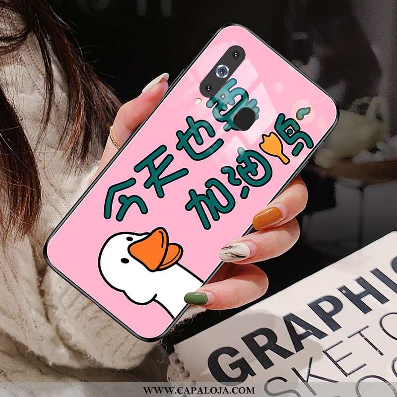 Capas Samsung Galaxy A8s Desenho Animado Feminino Vermelha Cases Vermelho, Capa Samsung Galaxy A8s F