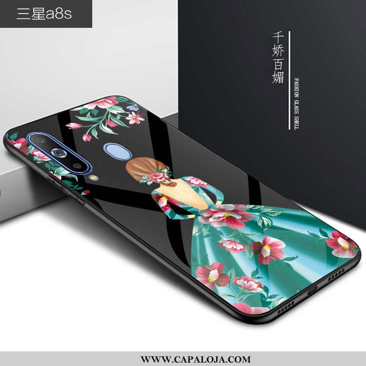 Capas Samsung Galaxy A8s Protetoras Antiqueda Completa Menina Vermelho, Capa Samsung Galaxy A8s Vidr