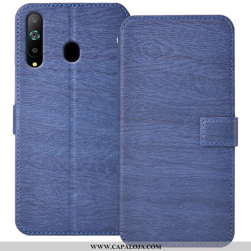 Capas Samsung Galaxy A8s Protetoras Cover Soft Cases Azul Escuro, Capa Samsung Galaxy A8s Couro Comp