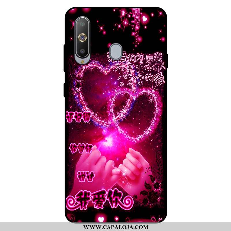 Capas Samsung Galaxy A8s Silicone Antiqueda Telemóvel Rosa, Capa Samsung Galaxy A8s Soft Comprar