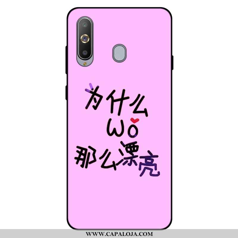 Capas Samsung Galaxy A8s Silicone Antiqueda Telemóvel Rosa, Capa Samsung Galaxy A8s Soft Comprar