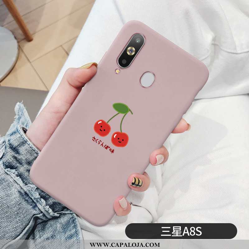 Capas Samsung Galaxy A8s Soft Antiqueda Telinha Rosa, Capa Samsung Galaxy A8s Fosco Online