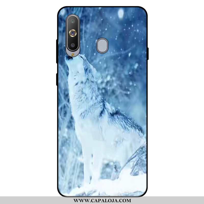 Capas Samsung Galaxy A8s Soft Completa Azul Desenho Animado, Capa Samsung Galaxy A8s Silicone Venda