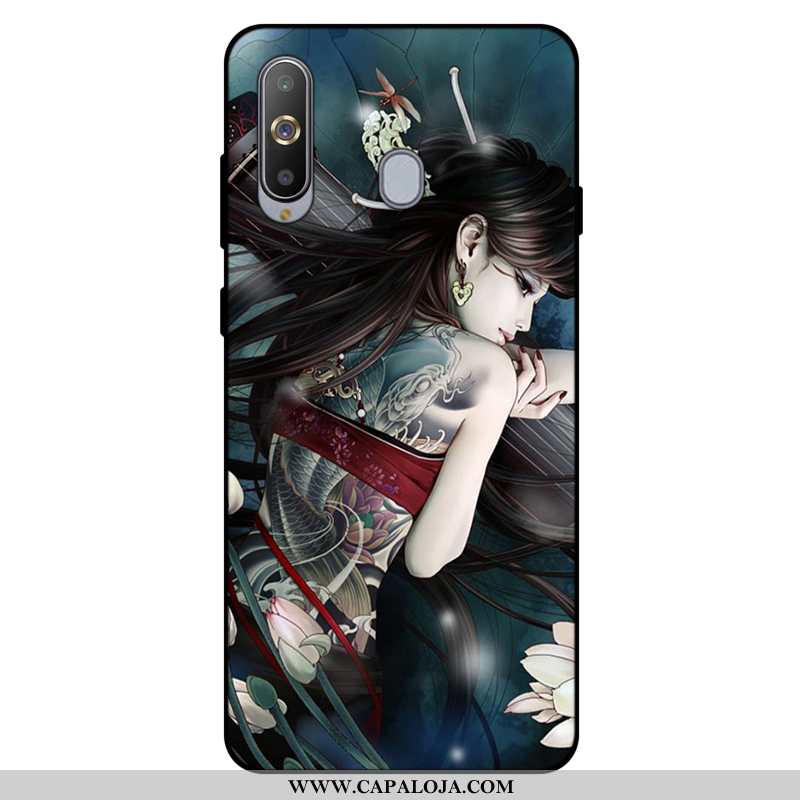 Capas Samsung Galaxy A8s Soft Completa Azul Desenho Animado, Capa Samsung Galaxy A8s Silicone Venda