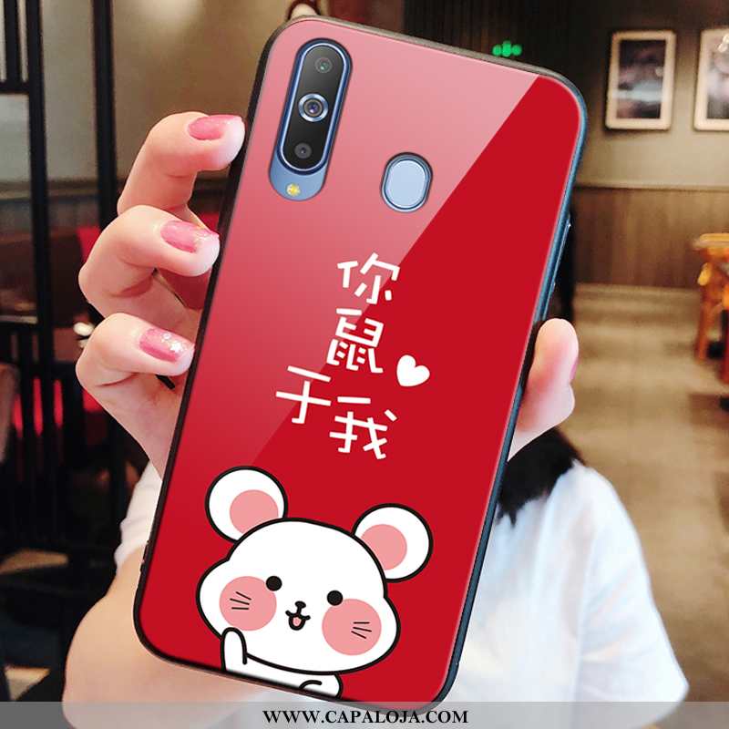 Capas Samsung Galaxy A8s Tendencia Antiqueda Protetoras Cases Vermelho, Capa Samsung Galaxy A8s Soft