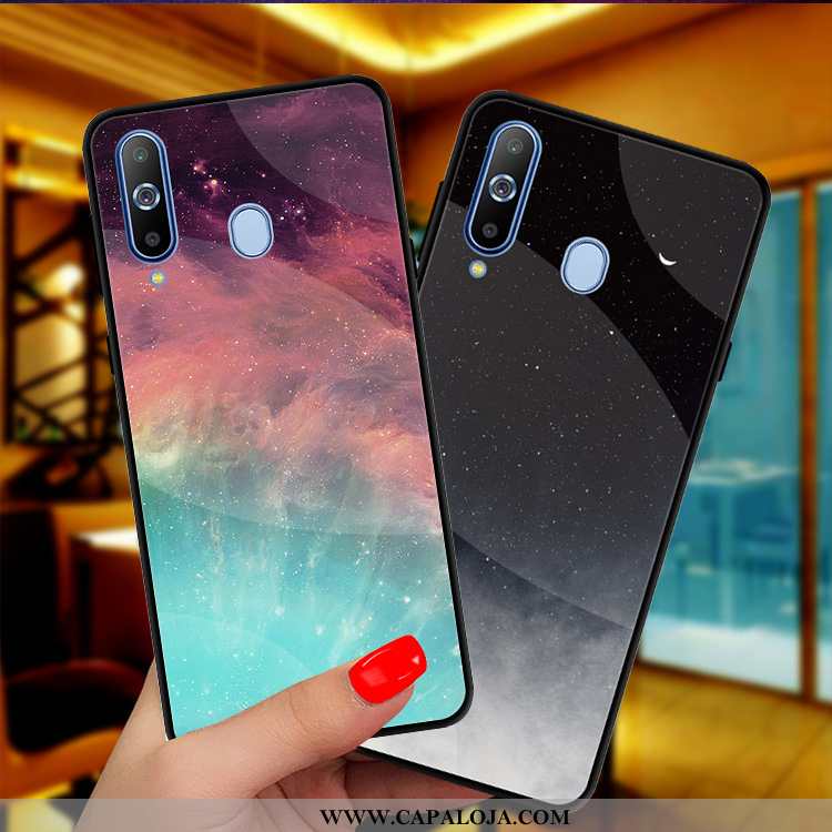 Capas Samsung Galaxy A8s Vidro Feminino Antiqueda Masculino Preto, Capa Samsung Galaxy A8s Personali