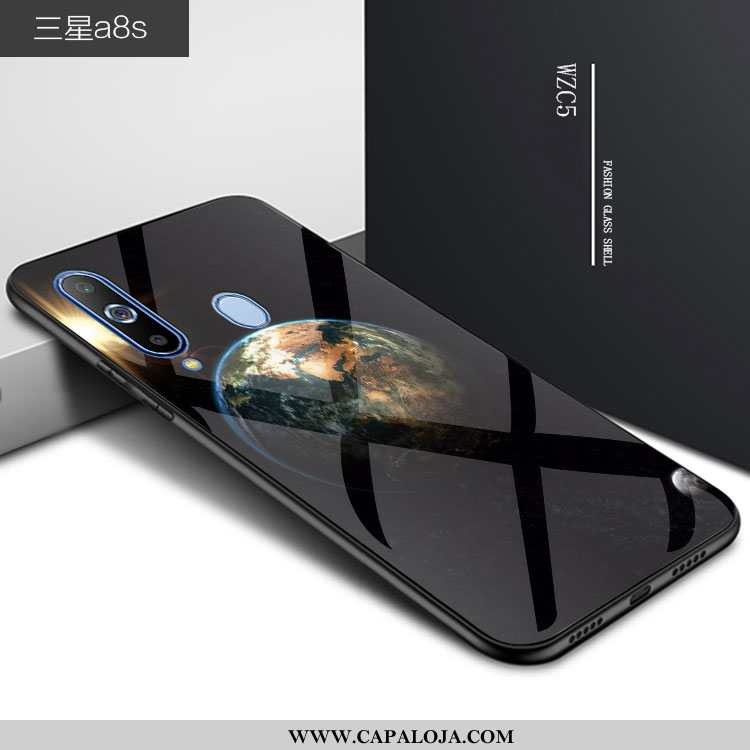 Capas Samsung Galaxy A8s Vidro Feminino Antiqueda Masculino Preto, Capa Samsung Galaxy A8s Personali