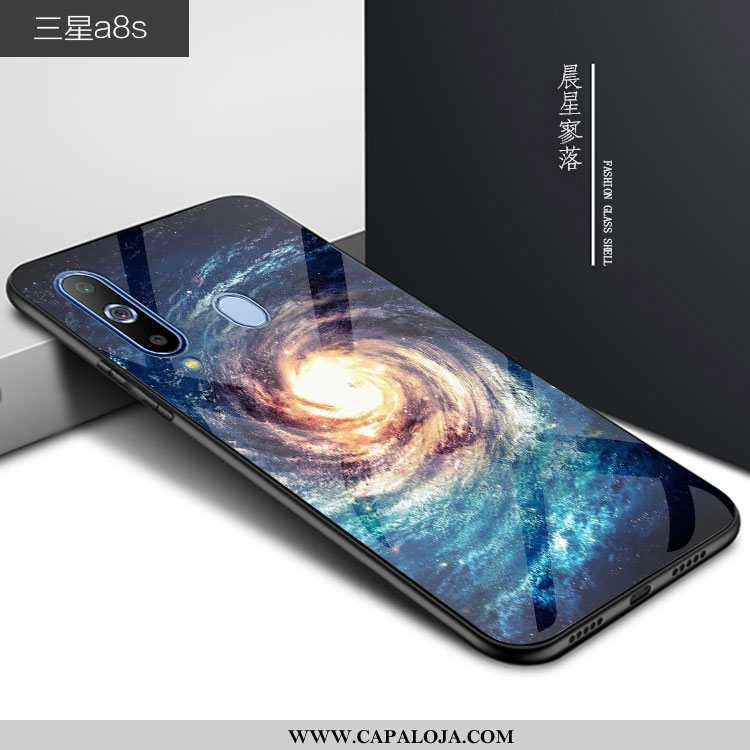 Capas Samsung Galaxy A8s Vidro Feminino Antiqueda Masculino Preto, Capa Samsung Galaxy A8s Personali