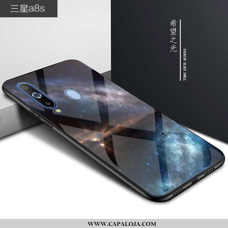 Capas Samsung Galaxy A8s Vidro Feminino Antiqueda Masculino Preto, Capa Samsung Galaxy A8s Personali