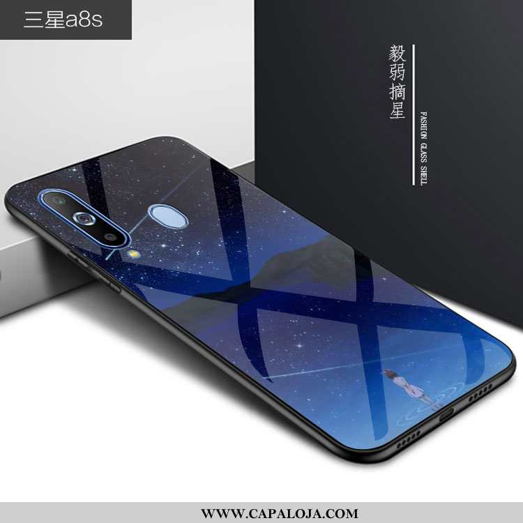 Capas Samsung Galaxy A8s Vidro Feminino Antiqueda Masculino Preto, Capa Samsung Galaxy A8s Personali