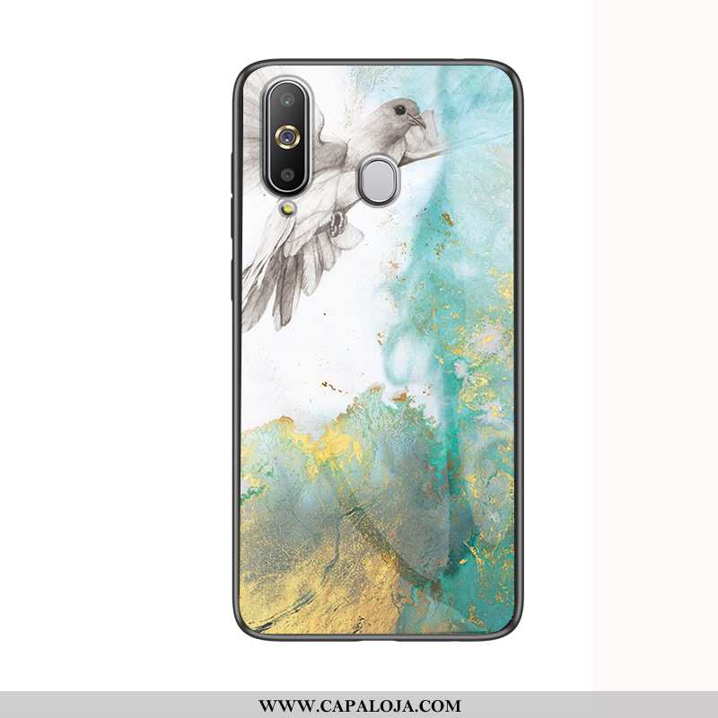 Capas Samsung Galaxy A8s Vidro Malha Nova Feminino Preto, Capa Samsung Galaxy A8s Tendencia Venda