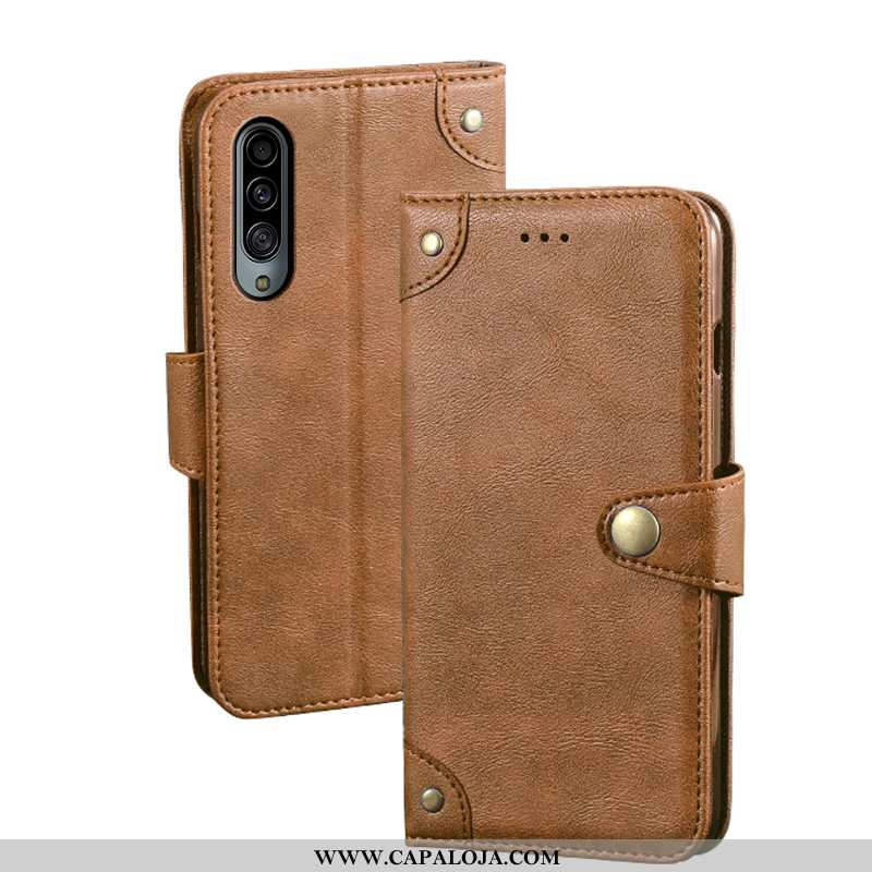 Capas Samsung Galaxy A90 5g Couro Carteira Caqui Cover, Capa Samsung Galaxy A90 5g Protetoras Barato