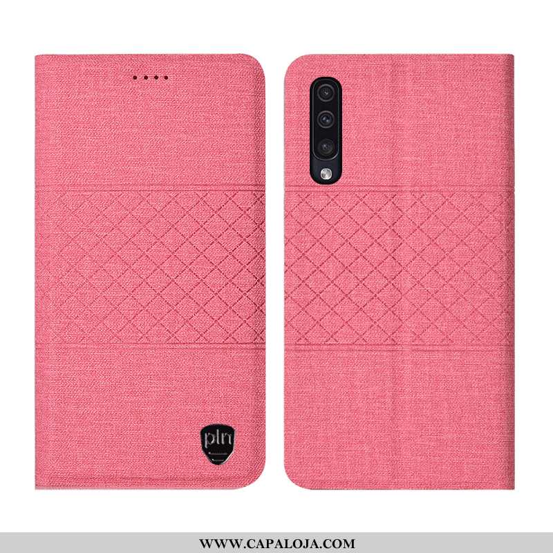 Capas Samsung Galaxy A90 5g Linho Completa Protetoras Rosa, Capa Samsung Galaxy A90 5g Couro Baratas