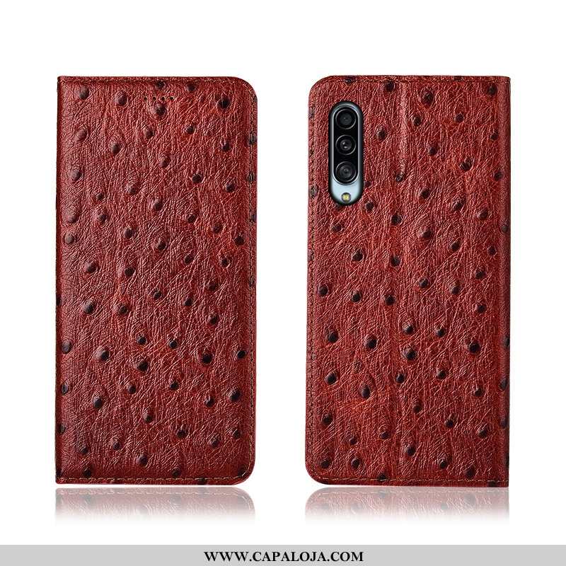 Capas Samsung Galaxy A90 5g Silicone Telemóvel Cases Castanho, Capa Samsung Galaxy A90 5g Fosco Bara