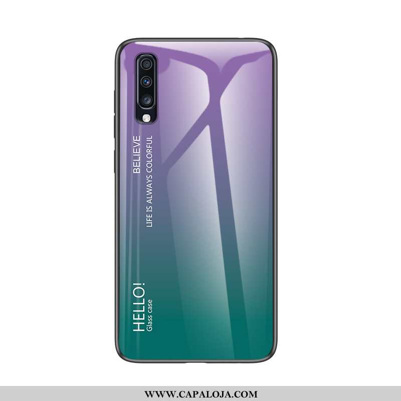 Capas Samsung Galaxy A90 5g Vidro Casal Preto Gradiente, Capa Samsung Galaxy A90 5g Slim Comprar