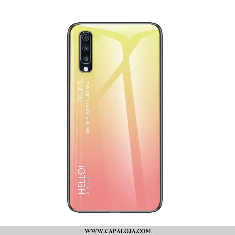 Capas Samsung Galaxy A90 5g Vidro Casal Preto Gradiente, Capa Samsung Galaxy A90 5g Slim Comprar