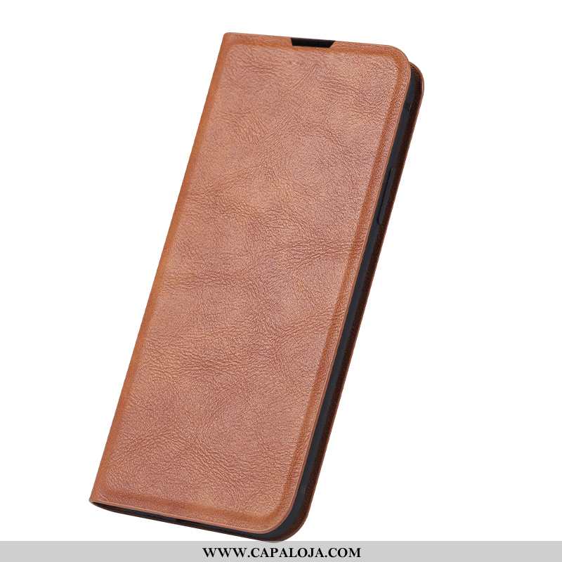 Capas Samsung Galaxy Note 10 Couro Masculino Cover Telemóvel Caqui, Capa Samsung Galaxy Note 10 Soft