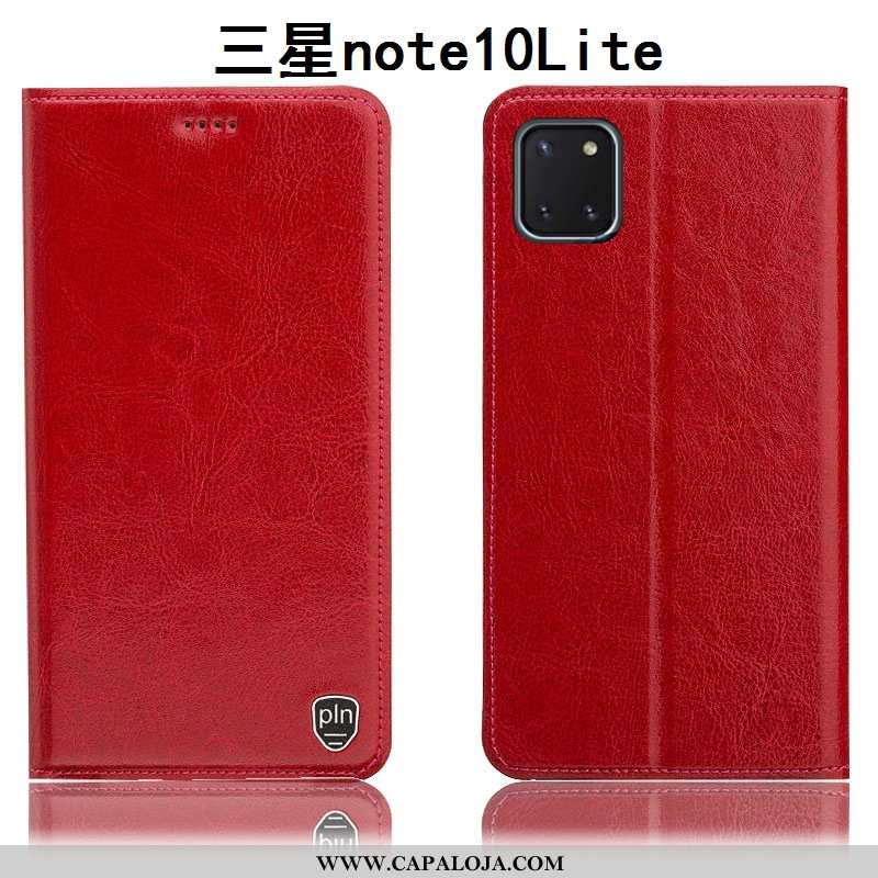 Capas Samsung Galaxy Note 10 Lite Couro Legitimo Caqui Cases Antiqueda, Capa Samsung Galaxy Note 10 