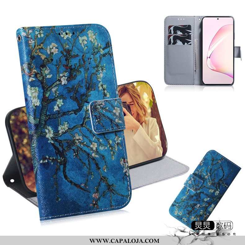 Capas Samsung Galaxy Note 10 Lite Fofas Telemóvel Cases Cover Azul Escuro, Capa Samsung Galaxy Note 