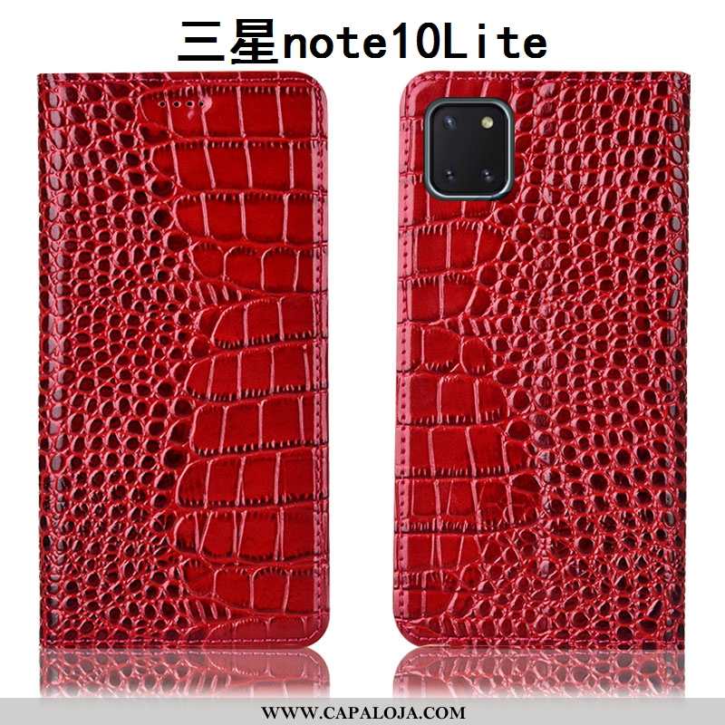 Capas Samsung Galaxy Note 10 Lite Protetoras Vermelha Cases Crocs Vermelho, Capa Samsung Galaxy Note