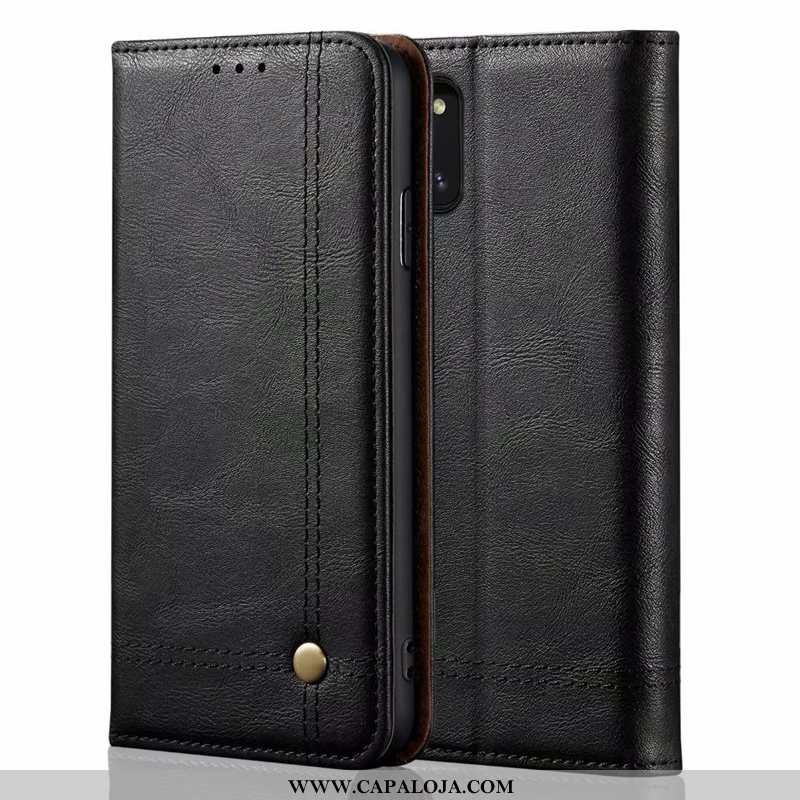 Capas Samsung Galaxy Note 10 Lite Soft Couro Legitimo Cover Castanho, Capa Samsung Galaxy Note 10 Li