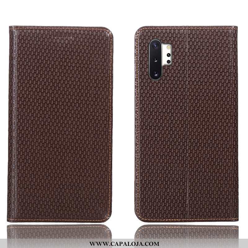 Capas Samsung Galaxy Note 10+ Protetoras Cases Antiqueda Castanho, Capa Samsung Galaxy Note 10+ Cour