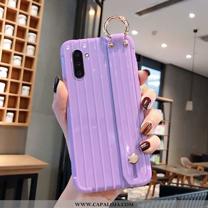 Capas Samsung Galaxy Note 10 Protetoras Minimalista Feminino Roxo, Capa Samsung Galaxy Note 10 Perso