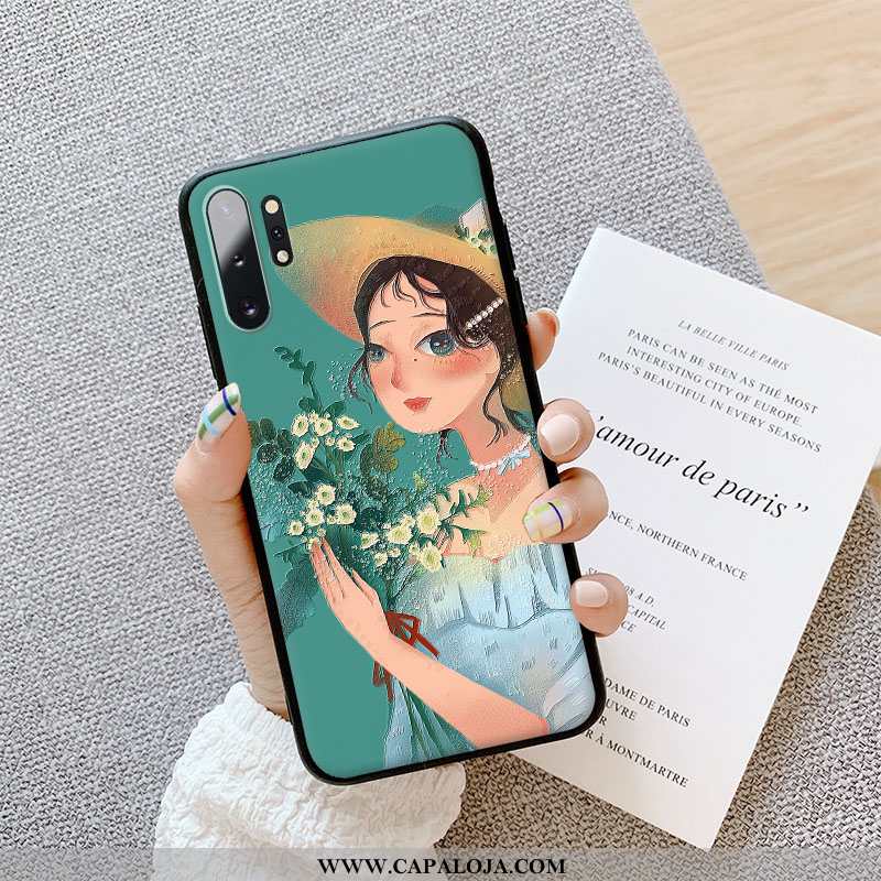 Capas Samsung Galaxy Note 10+ Tendencia Cases Tampa Feminino Verde, Capa Samsung Galaxy Note 10+ Sil