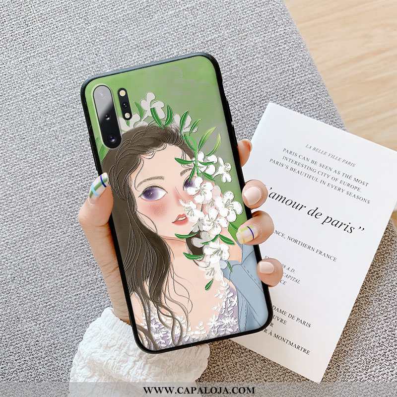 Capas Samsung Galaxy Note 10+ Tendencia Cases Tampa Feminino Verde, Capa Samsung Galaxy Note 10+ Sil