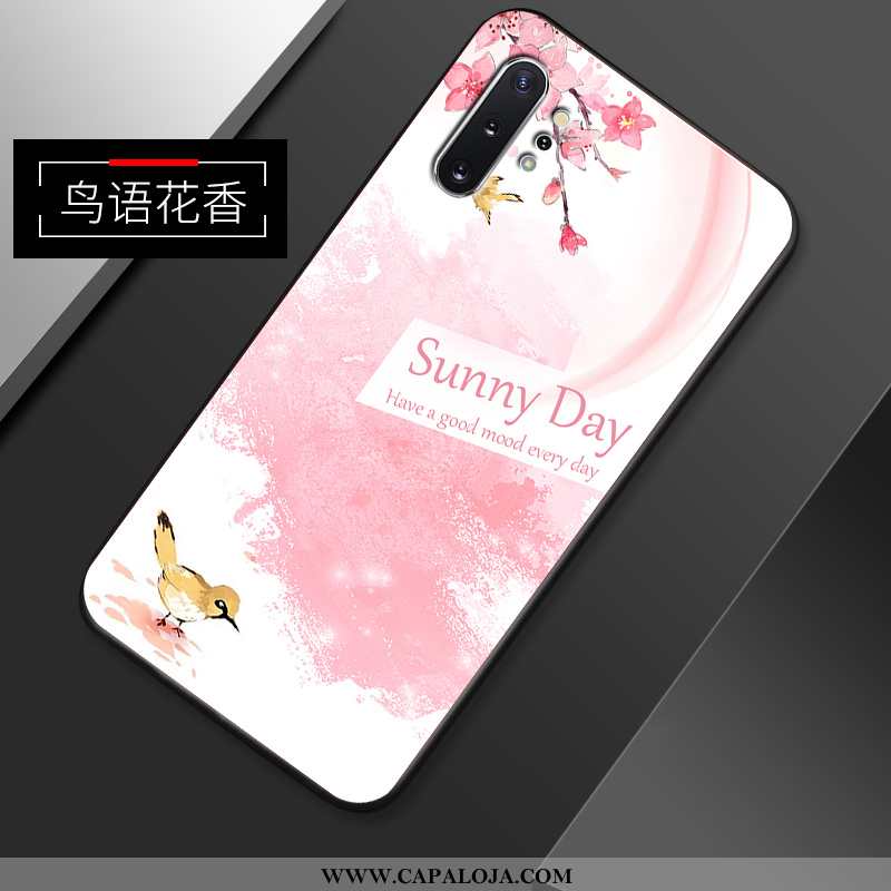 Capas Samsung Galaxy Note 10+ Tendencia Protetoras Criativas Silicone Rosa, Capa Samsung Galaxy Note